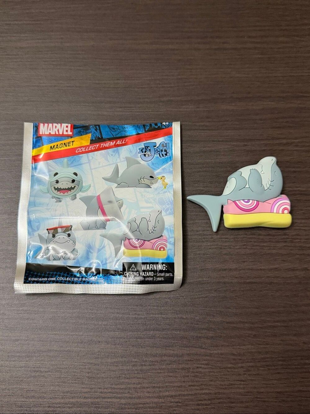 Marvel Rivals Jeff The Shark Figural Blind Bag Magnet - Jeff Sleeping